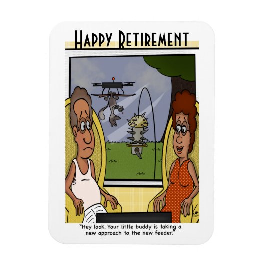 Dekhoorn Proef Retirement Magnet Magneet (Verticaal)