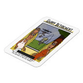 Dekhoorn Proef Retirement Magnet Magneet (Linkerzijde)