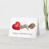 Dekhoorn Rood hart Kaart (Voorkant)