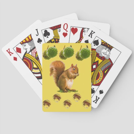 Dekhoorn speelkaart Deksel Speelkaarten (Achterkant)