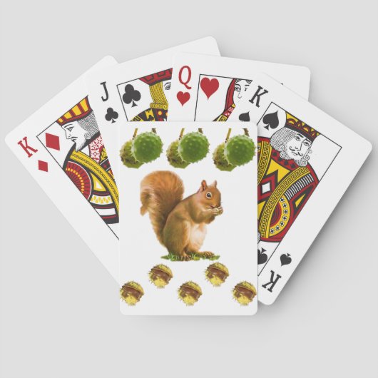 Dekhoorn speelkaart Deksel Speelkaarten (Achterkant)