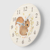 Dekhoorn wandklok (Hoek)