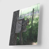 Dekhoorn wandklok (Hoek)