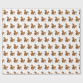 Dekhoornkerstlampjes Verpakkingspapier Cadeaupapier (Vlak)