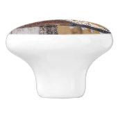 Dekhoornknobbels Keramische Knop (Zijkant)