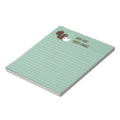 Dekhoornkoffie met  tekst notitieblok (Linkerzijde)