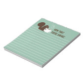 Dekhoornkoffie met  tekst notitieblok (Linkerzijde)