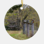 Dekhoornkop Keramisch Ornament (Voorkant)