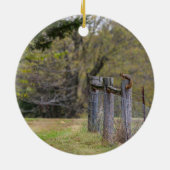 Dekhoornkop Keramisch Ornament (Achterkant)