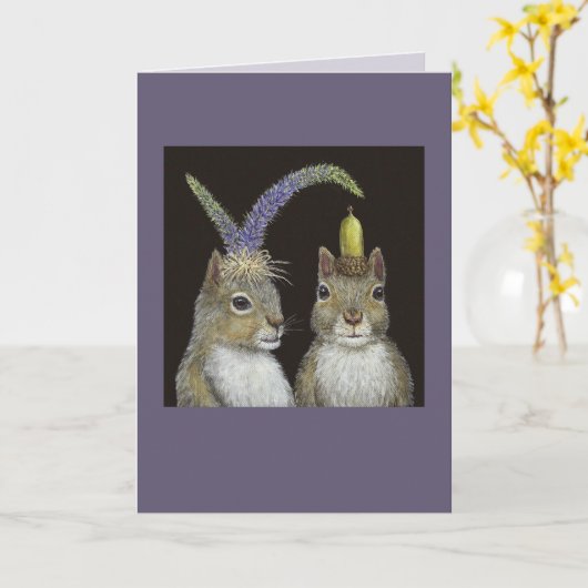 Dekhoornliefdeskaart Kaart (Gele Bloem)