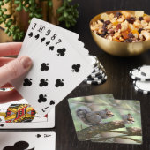 Dekhoornspatkaars Pokerkaarten (Insitu)