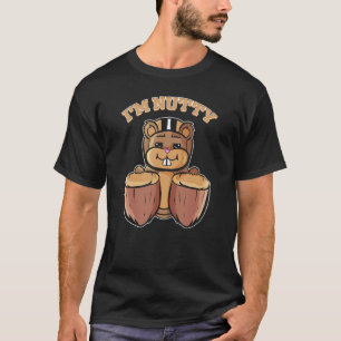 Dekhoorntje met moeren kleding t-shirt