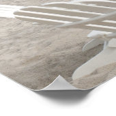 dekhuis met adirondack-stoelen en poster (Hoek)