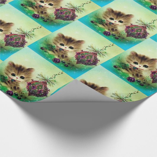 Dekkat-feestdag in de azijnretro cadeaupapier (Hoek)