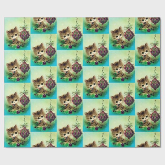 Dekkat-feestdag in de azijnretro cadeaupapier (Vlak)