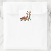 Dekkat Vierkante Sticker (Tas)