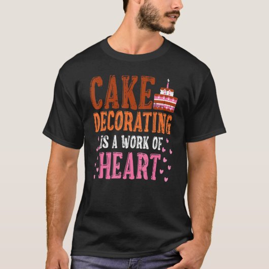 Dekken Decorator Cake Decorate Pastry Chef Baker T-shirt (Voorkant)