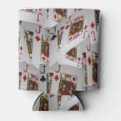 Dekken in een gelaagd patroon, stommerhouder blikjeskoeler (Voorkant)