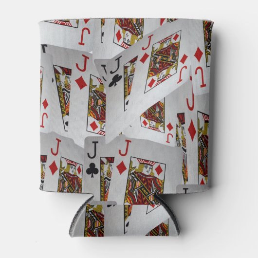 Dekken in een gelaagd patroon, stommerhouder blikjeskoeler (Voorkant)