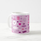 Dekken voor meisjes mok (Voorkant links)