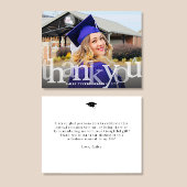 Dekkende overlaygradatie Bedankt Briefkaart