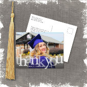 Dekkende overlaygradatie Bedankt Briefkaart