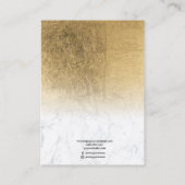 Dekkerfolie-juwelen voor marmer visitekaartje (Achterkant)