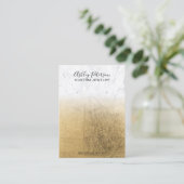 Dekkerfolie-juwelen voor marmer visitekaartje (Staand voorkant)