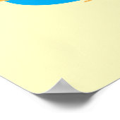 Dekkerige, kleurrijke vogels poster (Hoek)