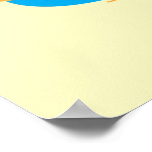 Dekkerige, kleurrijke vogels poster (Hoek)