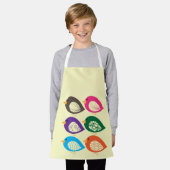 Dekkerige, kleurrijke vogels schort (Gedragen)