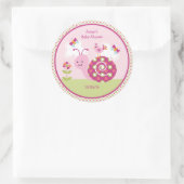 Dekkers voor tuinbaby's/nagelmeisjes/koekjestiters ronde sticker (Tas)