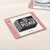 dekking in het matchbook We streven ernaar Kartonnen Onderzetters (Schuin)