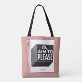 dekking in het matchbook We streven ernaar Tote Bag (Achterkant)