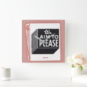 dekking in het matchbook We streven ernaar Vierkante Klok (Huis)