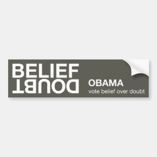 Dekking over dubbele bumpersticker