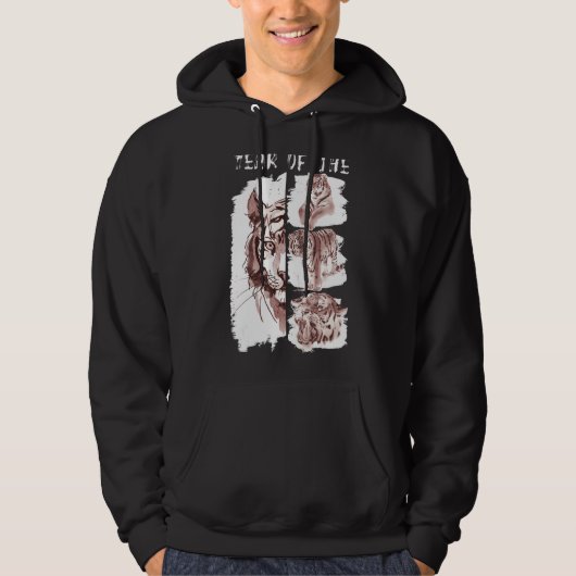 Dekking van de zeep 2022 jaar van het Tiger-miertj Hoodie (Voorkant)