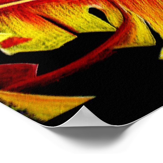 Dekking van Eden: vuur en blazen - Afdruk II — Pas Poster (Hoek)