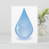 Dekking van het afluisteren van water kaart (Staand voorkant)