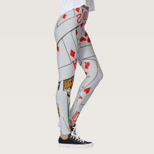 Dekking van speelkaarten, dames en heren, Leggings