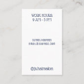 Dekking voor professionele afbeeldingen visitekaartje (Achterkant)