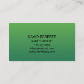 Dekking voor professionele verzorging en landschap visitekaartje (Achterkant)