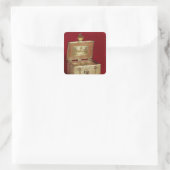 Dekkist Vierkante Sticker (Tas)
