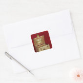 Dekkist Vierkante Sticker (Envelop)