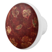 Dekkleurt donkerrood Geel Keramische Knop (Rechts)