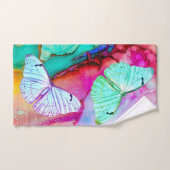  deklet van de bilvlinder bad handdoek (Handdoek)