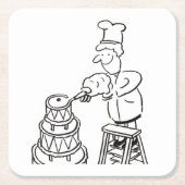 Dekmaker Decoratieve reukzak Kartonnen Onderzetters (Voorkant)