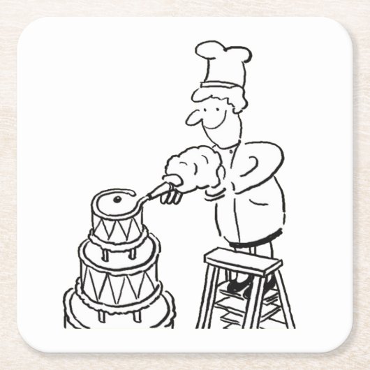 Dekmaker Decoratieve reukzak Kartonnen Onderzetters (Voorkant)