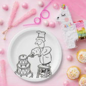 Dekmaker Decoratieve reukzak Papieren Bordje (Feest)