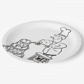 Dekmaker Decoratieve reukzak Papieren Bordje (Gekanteld)